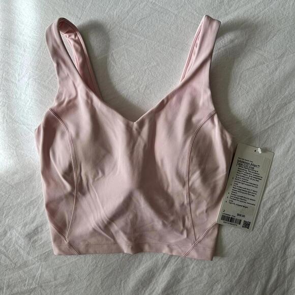 Lululemon Align Tank Top Light Support C/D Cup Strawberry Milkshake Size 2 NWT - Picture 3 of 7